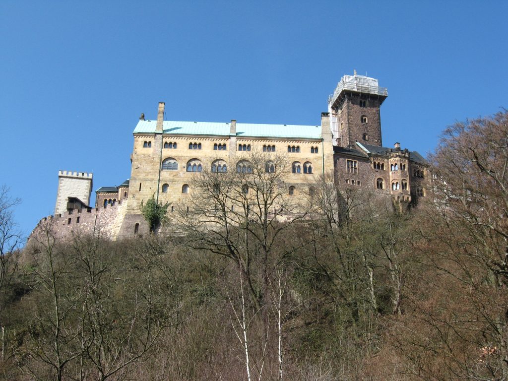 Foto der Wartburg von der Ostseite