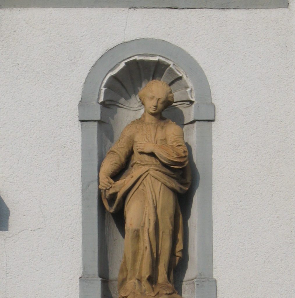 Foto einer Fassaden-Madonna