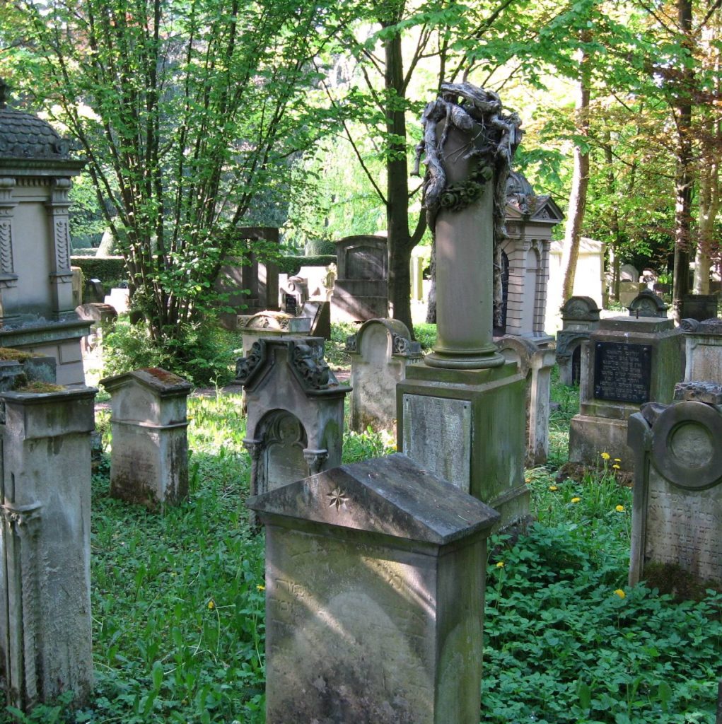 Foto des jüdischen Friedhofs in Landau